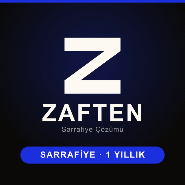 Zaften Sarrafiye Çözümü - 1 Yıllık Paket