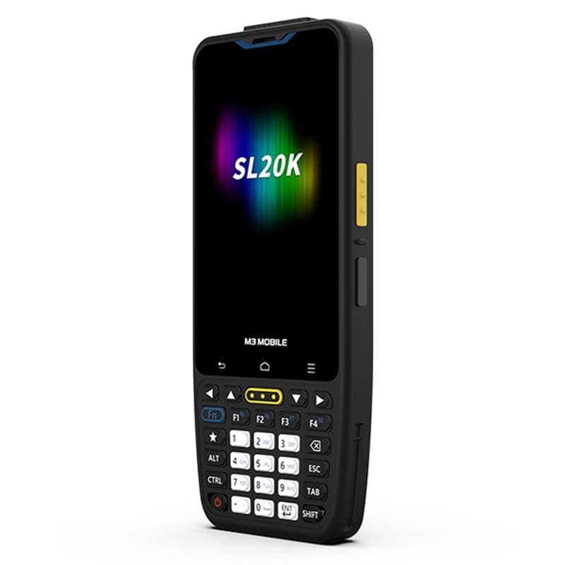M3 MOBILE SL20K X/W 2D KAREKOD ANDR.13 4GB/64GB 13MP WIFI+BLUET. 4" TUŞLU EKRAN EL TERMİNALİ (KILIF+E.KORUYUCU)